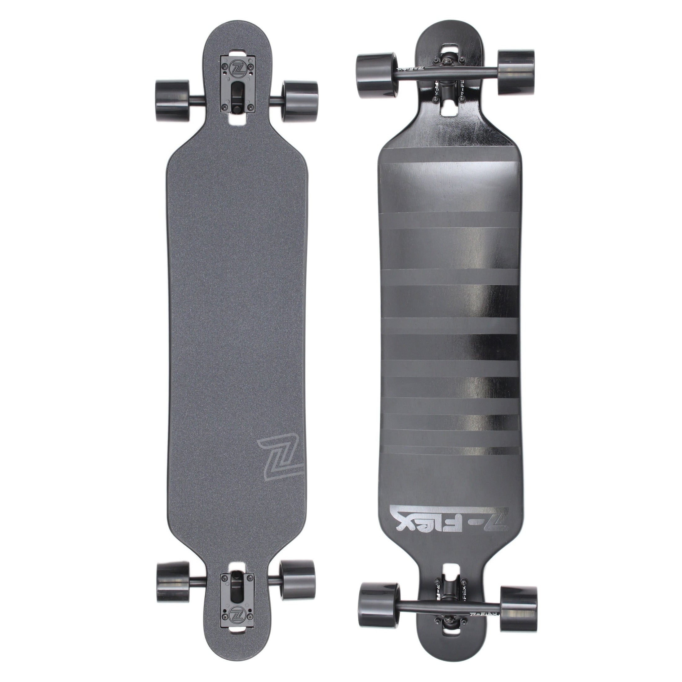 Z-Flex 41 Shadow Lurker Drop Through Longboard Black