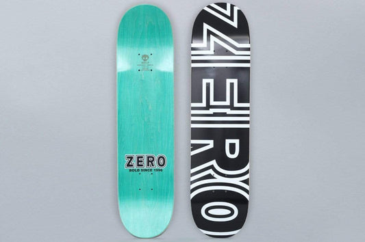 Zero 7.75 Bold Skateboard Deck Black / White